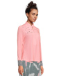 Raindrops Print Long Sleeve Sunsense Top