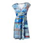 Designer-Kleid, bunt