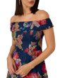 Floral Organza High Low Dress