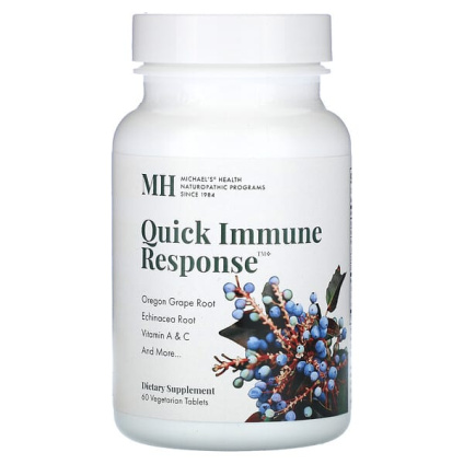 Michaels Health, Quick Immune Response, 60 вегетарианских таблеток