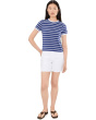 Baby Tee Perfect Crew Neck in Stripe