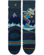 Wintersport Full Mountain Moose Pattern OTC Socks (Toddler/Little Kid/Big Kid)