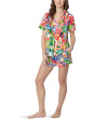Short Sleeve Shorty Cotton Knit Pajama Set