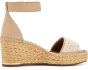 Clemens Raffia Espadrille Wedge Heel Sandals