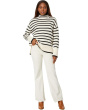 Striped Mock Neck Tunic