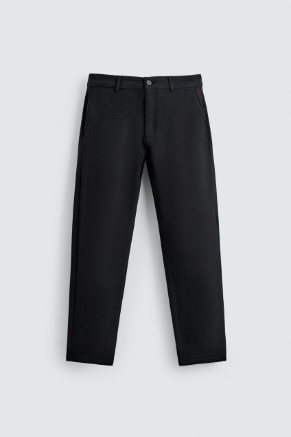 Zara БРЮКИ ЧИНОС СО СТРУКТУРНЫМ РИСУНКОМ - КОМФОРТ 520387471-409-36