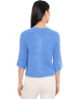 Contrast Scallop Trim Cardigan