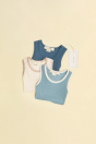 Zara ФУТБОЛКИ TIMELESS ИЗ 3 КОМПЛЕКТОВ С КОНТРАСТНЫМИ ТРУБКАМИ 513728129-330-36