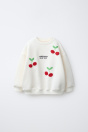 Zara Толстовка С ВЫШИТЫМИ ВИШНЯМИ 498574839-712-18