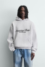 Zara ТОЛСТОВКА С НАДПИСЯМИ ИЗ КОМБИНИРОВАННОГО МАТЕРИАЛА 495694075-803-2
