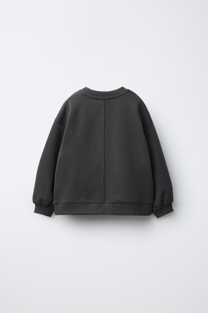 Zara ПРОСТАЯ ТОЛСТОВКА С БЛОКИРОВКОЙ 522336205-898-18