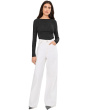 Bria Long Sleeve Open Back Snit Rib Sparkle