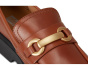 F-Luma Chunky-Snaffle Leather Demi-Wedge Loafers