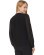 L/S Blouse W/ Bow Tie Collar 060