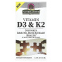 Natures Answer, витамины D3 и K2, 25 мкг (1000 МЕ) и 120 мкг, 0,5 мл (120 жидк. унций)