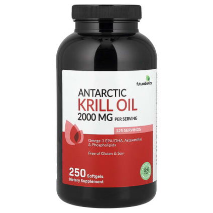 Futurebiotics, масло антарктического криля, 250 капсул