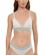Icon Cotton Modal Stripe Triangle Bralette