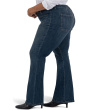 Plus Ana High Rise Flare With Patch Pockets Regular Hem