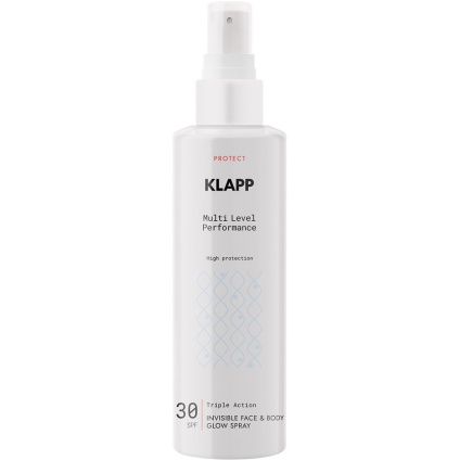 KLAPP Спрей SPF для ухода за телом Невидимый для лица и тела SPF 30 - 200 мл