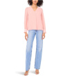V-Neck Long Sleeve Blouse