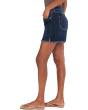 5" Mid-Rise Vickie Fray Hem Denim Shorts with Slit