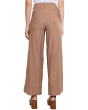 Petite Five-Pocket Wide Leg Trouser Pants