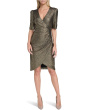 Short Sleeve Sequin Sheath