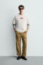 T-SHIRT MIT JAWS© UCS LLC AND AMBLIN X DYLAN´S T-SHIRT CLUB X ZARA