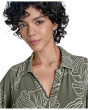 Matte Jersey Puff Sleeve Self Tie Aline