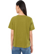 Organic Cotton Slubby Jersey V-Neck Short Sleeve Tee