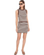 Gabriella Teddy Stripe Mini Skirt