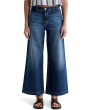 Stella Mid-Rise Ankle Palazzo Jeans in Indigo Shade