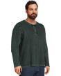 Long Sleeve 3 Button Henley