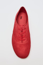 Zara Кроссовки Блюхера ИЗ КОЖИ красного цвета