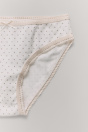 Zara ОТ 6 до 14 ЛЕТ / серо-бежевые ТРУСЫ В полоску В рубчик ИЗ 6 упаковок