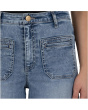 Meg High-Rise Wide Leg Patch Pocket