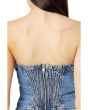 Own It Denim Bustier in Blue
