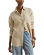 Relaxed Fit Striped Linen Shirt