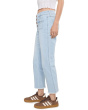 Marilyn Straight Ankle Embroidered Jeans