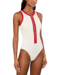 Bandwave Zip Front One-Piece