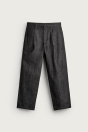 Zara Черные джинсовые брюки-чинос с декоративными складками