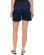 4.5" Vintage Mid-Rise Denim Shorts with Flap Front Pockets