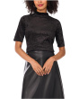 3/4 Sleeve Mockneck Top