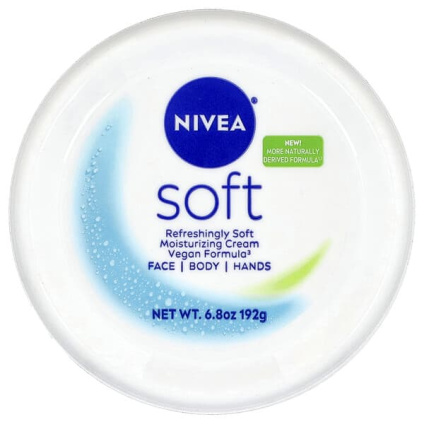 Nivea, Мягкий, освежающий мягкий увлажняющий крем, 192 г (6,8 унции)