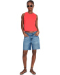 Ex-Boyfriend Mid-Rise Slouchy Shorts in Nouveau