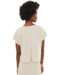 Rumba Linen Split Neck Tee