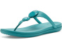 Solay Glossy-Disc Toe Post Sandals