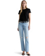 Sandra Low Rise Slim Straight in Soft Focus Destructed