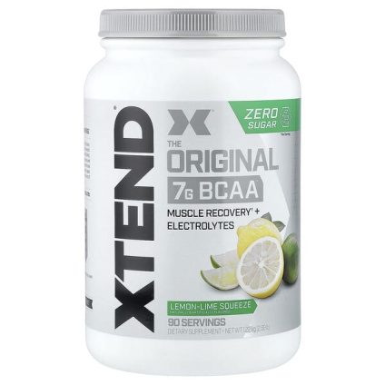 XTEND, добавка с 7 г BCAA, со вкусом лимона и лайма, 1,22 кг (2,68 фунта)