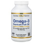California Gold Nutrition, омега-3, рыбий жир премиального качества, 240 капсул из рыбьего желатина